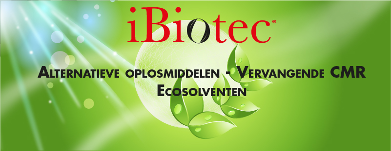 iBiotec ® Engineered Solvents voor HSE-risicovermindering. Ontwerper, formuleerder, fabrikant van industriële oplosmiddelen